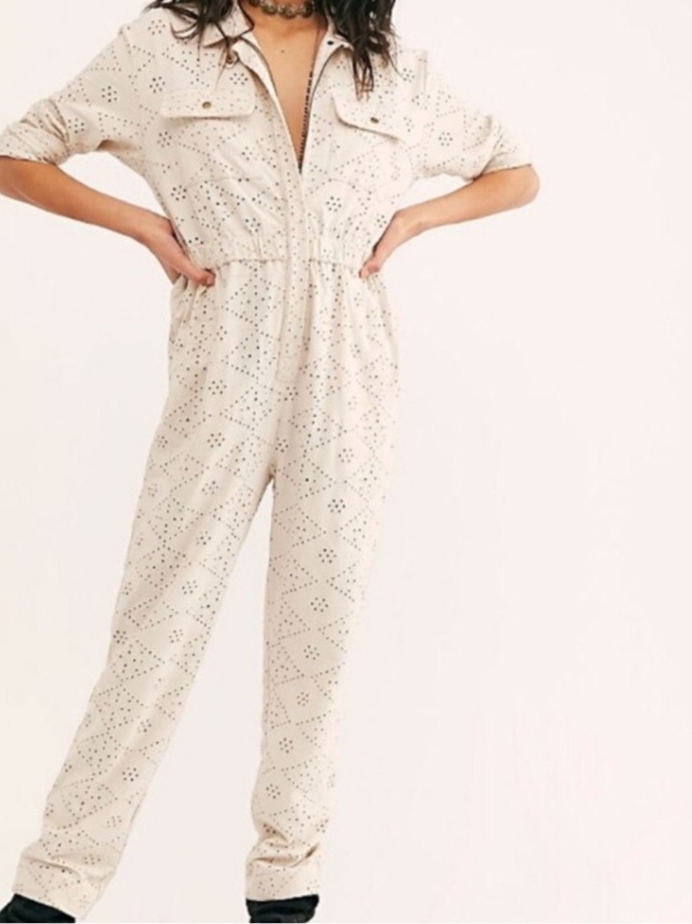 Free People Set the Tone Jumpsuit